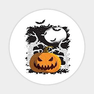 jack O Lantern Night Magnet